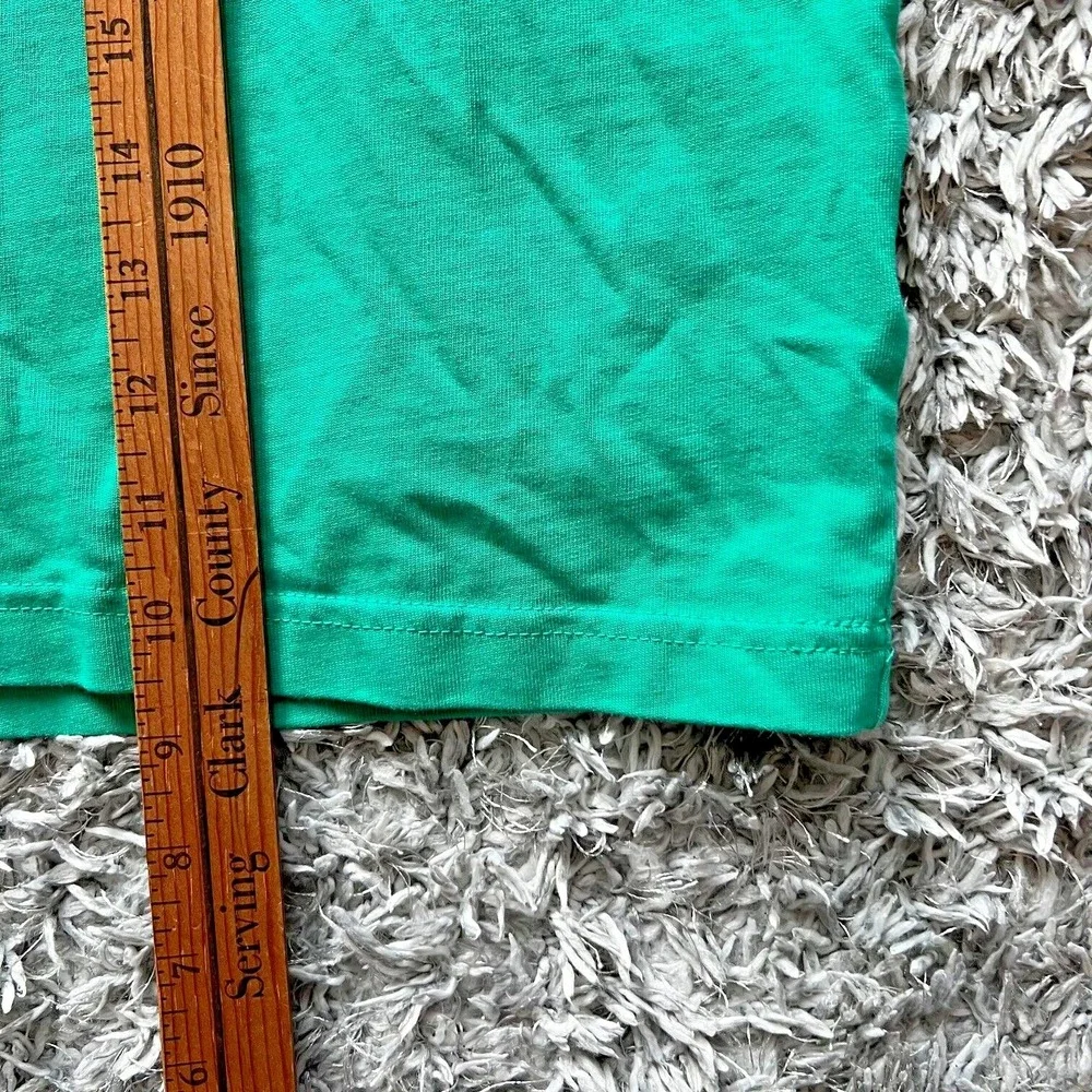 Nike Air Jordan T-Shirt‎ Spellout Embroidered Roma Green Sz L Men's DO6098 Y2K